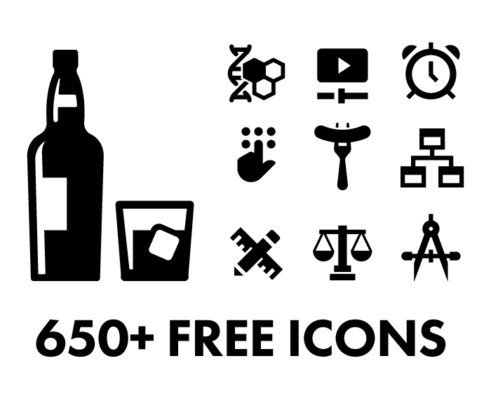650 Free Vector Icons