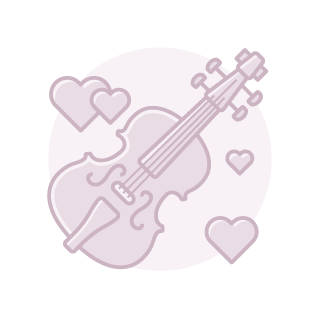 wedding_pink-violin-with-hearts