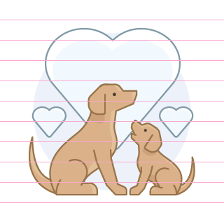 dog-puppy-hearts